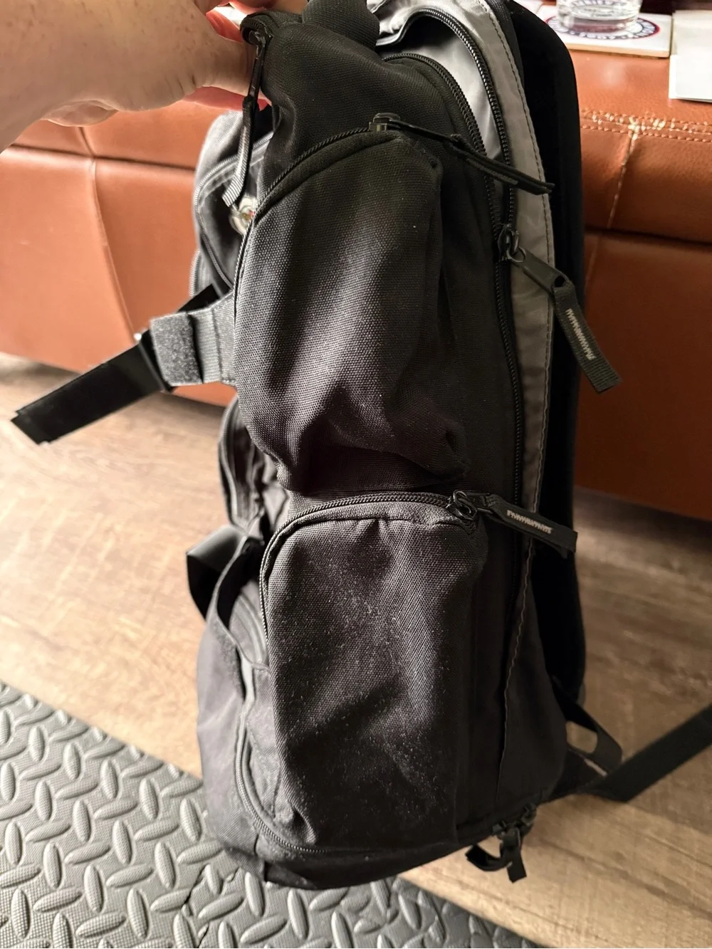 Burton Black Men's Backpack with Pacífico Patch